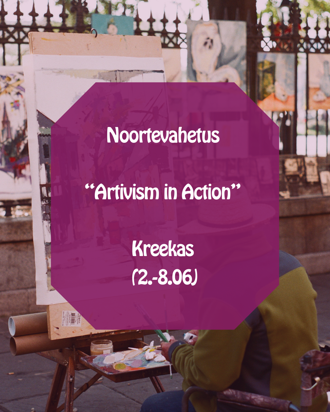 Noortevahetus “Artivism in Action” Kreeka (2.-8.06)